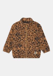 Флисовая куртка Leopard Unisex Mini Rodini, бежевый