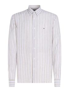 Рубашка на пуговицах классического кроя TOMMY HILFIGER Essential, бежевый