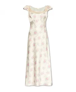 Платье розовое Loveshackfancy, бежевый