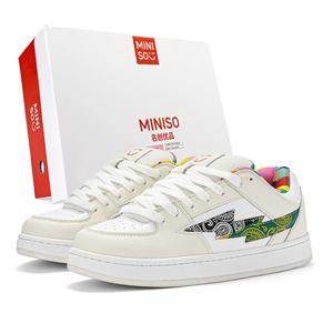 MINISO Лайтнинг М серия низкие скейтерские кроссовки унисекс бежевые, цвет Beige