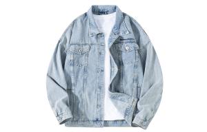 Джинсовая куртка унисекс BOBBY ABLEY, винтажный синий (с бесплатным худи)