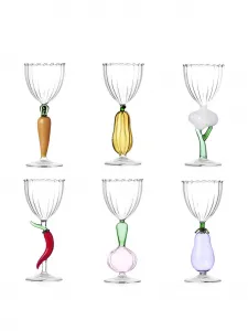 Стаканы "Зеленый лук" (набор из шести штук) Ichendorf Milano