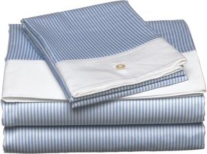 Tommy Hilfiger Комплект постельного белья LaCroix, размер Full, синий в полоску