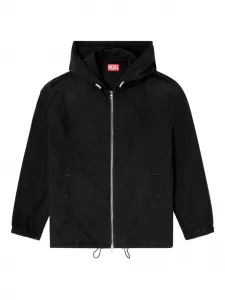 Куртка D-Wynny Jogg с капюшоном и застежкой-молнией DIESEL, черный