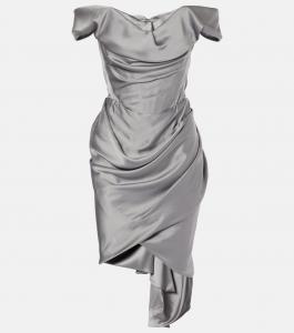 Свадебное платье-корсет Nova Cora с атласом Vivienne Westwood, серебряный