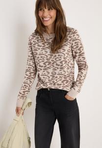 Джемпер Cecil LEO JACQUARD, Beige/Mottled Beige