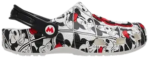 Классические сабо Disney x Crocs «Микки и друзья» - разноцветные белые