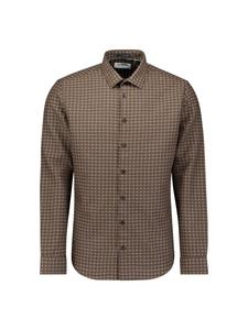 Рубашка на пуговицах Comfort fit No Excess, серо-коричневый