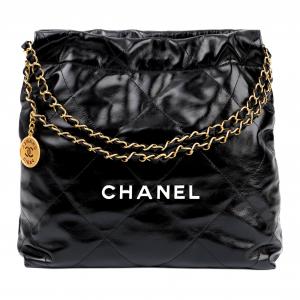 CHANEL Сумка через плечо из телячьей кожи малая женская черная