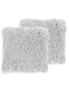 Декоративная подушка Beliani 2er Set Deko CIDE, серый