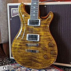 Электрогитара Paul Reed Smith PRS Core McCarty 594 с верхом из клена 10-го сорта, желтый тигровый окрас, с чехлом