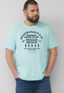 Футболка с принтом s.Oliver, светло-голубой