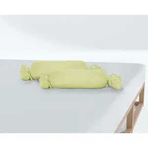 Наволочка для подушки Michi из джерси (1 упаковка, 2 штуки), плотное, тонкое однопетельное качество Biberna, фисташково-зеленый