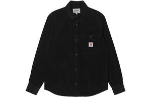 Длинный рукав флисовая рубашка Carhartt WIP, черный