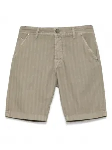 Шорты с узором в елочку JACOB COHEN, коричневый