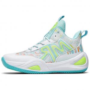 BIANSULONG Кроссовки баскетбольные высокие амортизирующие износостойкие унисекс White Moon, цвет White Moon