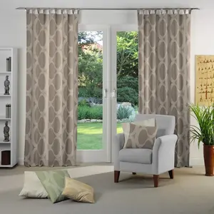 Штора Lahstedt с петлями, 1 шт. Wirth, коричневый