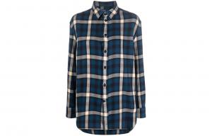 Клетчатая хлопковая рубашка Polo Ralph Lauren, синий