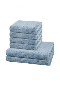 Набор полотенец Cawö Pure, 6 штук, морской
