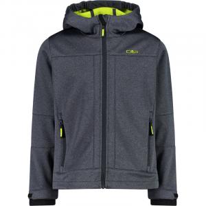 Функциональная куртка с капюшоном, софтшелловая куртка Cmp, цвет titanio mel. u927