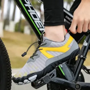 Mens Womens Lightweight Wide Fashion Water Shoes for Beach Hiking Running Sport Zonkacen, серый оранжевый