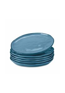 Набор тарелок 6 шт. Biarré синий Loberon, синий