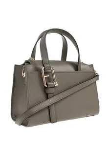 Кожаная сумка-тоут Nuvola S Furla, коричневый