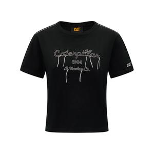 Футболка женская CAT, черный