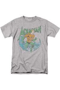 Футболка с коротким рукавом для взрослых DC Comics Marco Gildan, цвет athletic heather