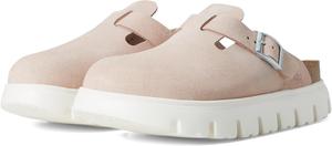 Женские мюли Birkenstock Boston с массивной подошвой, светло-розовый