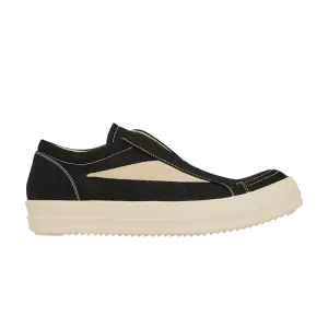 Кроссовки Rick Owens DRKSHDW Vintage Laceless Low, Black Milk