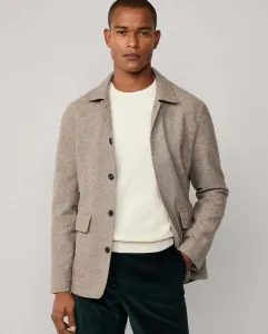 Мужской пиджак Teba из смешанной шерсти Hackett, бежевый