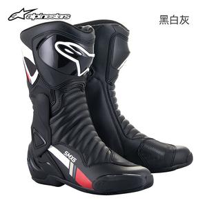 ALPINESTARS PROTECTS Мотоциклетные ботинки Star, гоночная антипад трековая экипировка, защитные трековые ботинки для мужчин и женщин SMX6 V2 Black White Gray 153, размер 45