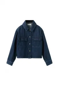 Детская джинсовая куртка Mango Kids, Dark Blue