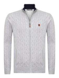 Вязаный кардиган Jacey Quinn, серый