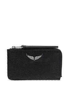 Zadig&Voltaire кошелек с декором Wing, черный