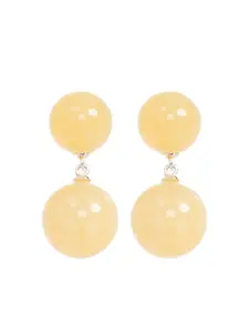 Серьги Hannah с двумя сферами Lie Studio, бежевый