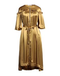 Платье миди Golden Goose, серо-зеленый