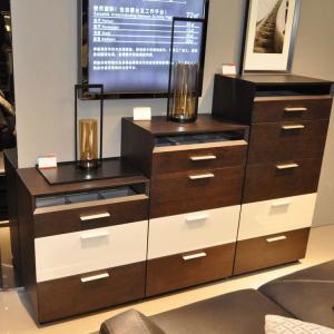 Yu Senyi Комод для гостиной из массива дерева, 5 ящиков, сборка требуется, модель G512