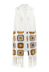 Вязаный жилет IZIA, Wool White