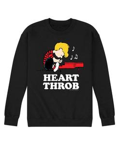 Мужской флисовый свитшот Peanuts Heart Throb AIRWAVES