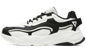 Кроссовки PEAK Chunky Sneakers Men Low-top Black/off-white, черный/бежевый