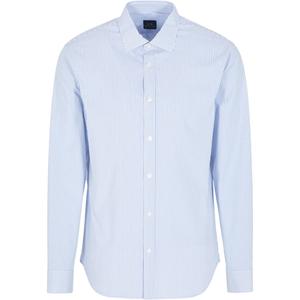 Рубашка в полоску ARMANI EXCHANGE, синий