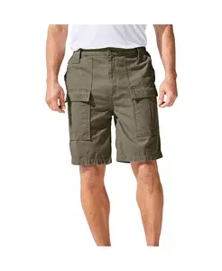 Мужские шорты-карго Deeper Pocket 8" с глубокими карманами KingSize, коричневый/бежевый