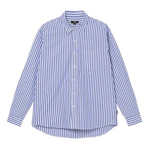 Рубашка classic poplin shirt 'purple' Stussy, фиолетовый
