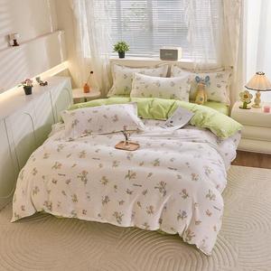 Fuanna Пододеяльник 180х220 см из 100% хлопка, цвет Hua Xiaotu