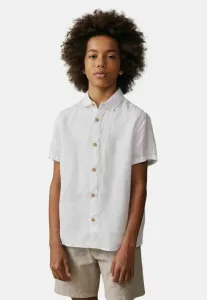 Рубашка с коротким рукавом стандартного кроя Next, White