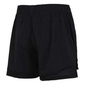 Шорты dri-fit quick dry training shorts black 'black red' Nike, черный