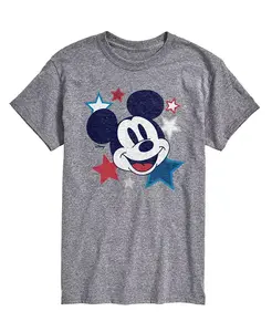 Мужская футболка с коротким рукавом Disney Mickey Stars AIRWAVES, серый