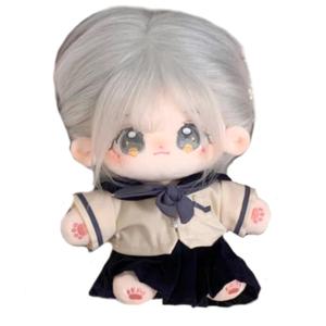 Нан хлопковая кукла, бескостная голая кукла девочка одежда для кукол своими руками наряжалка плюшевая кукла высотой 20см Handsome